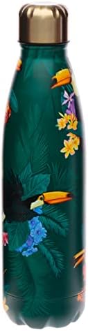 Пакатор Изолирано бутилка Toucan Party 500 мл от Неръждаема Стомана за приготвяне на топли или Студени напитки
