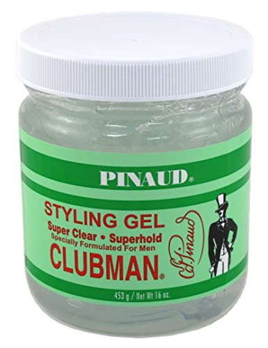 Гел за оформяне Clubman Pinaud Super Clear Super Hold, 16 унции (опаковка от 2 броя)