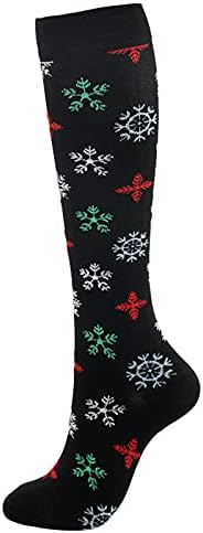 Коледни Чорапи Унисекс За Възрастни, Домашни Спални Удобни Топли Дебели Чорапи Новост, Мультяшная Коледно Дърво,
