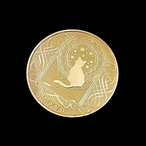Монета на повикване Индивидуална Възпоменателна Монета Олекотена Монета С Отпечатан Двустранно Виртуална Монета