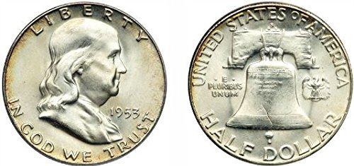 1953 S Франклин Полдоллара $.50 Диамант, Без да се прибягва