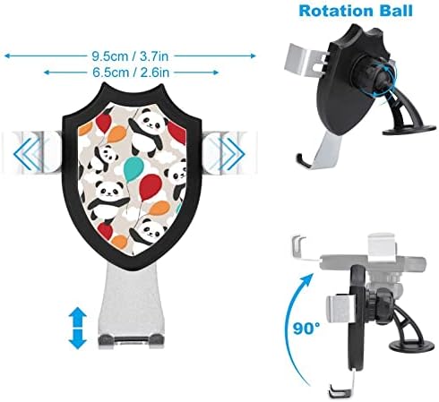 Panda Fly с Прикрепен за телефон с балон за Кола Универсално Закрепване за Арматурното табло на Колата с Държач