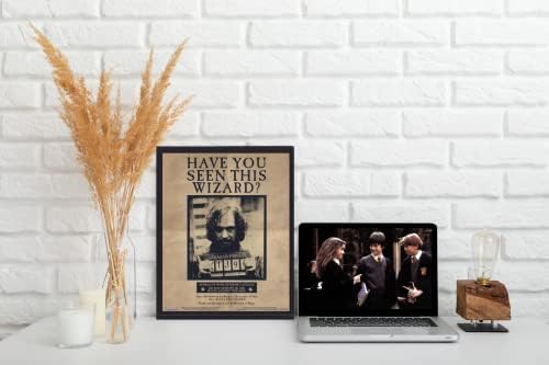 Международната пирамида на Хари Потър/Сириус 3D Линзовидный Плакат, Черен, 10 x 8