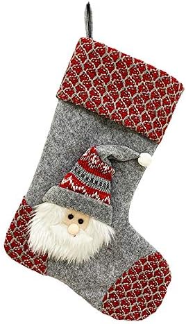 XIOS Коледна Украса Зимните Празнични Украси Стар Чорап Голям Подарък Рождественскому Мъж Коледна Червена Чанта